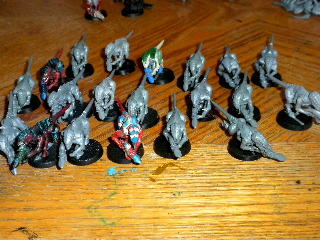 Tyranid Army For Sale - 20 Guants With Flesh Borers - Gallery - DakkaDakka